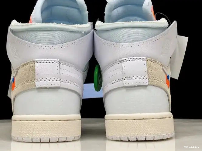 HYPE Retro Air 1 White Jordan AQ0818-100 High Off-White 0409